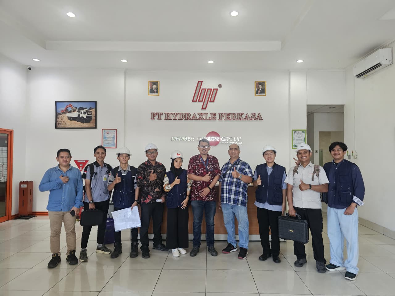 Inspeksi SLF PT Hydraxle Perkasa ADR Group